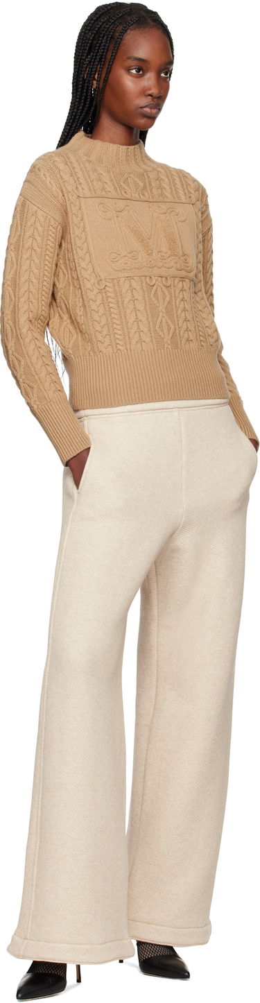 Sweater Max Mara Max Mara Miranda Cable Knit Sweater Brun | 2511361041600, 3
