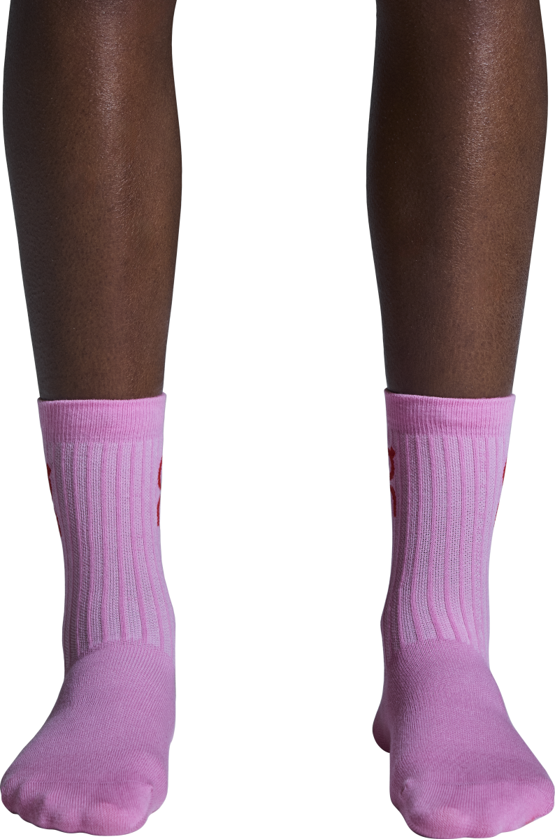 Sokker On Running Running Logo Sock High 3-Pack Lyserød | 2uf10313052, 1