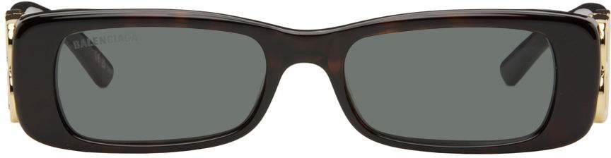 Solbriller Balenciaga Dynasty Sunglasses Brun | BB0096S-002, 0