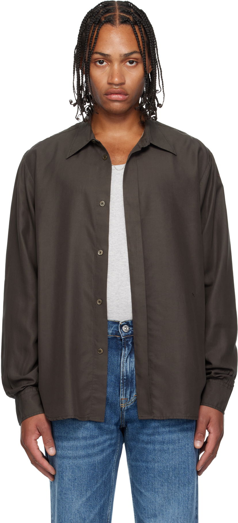 Skjorte OUR LEGACY Evening Shirt Brun | M4252ED