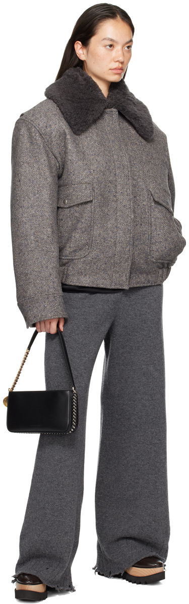 Håndtaske Stella McCartney Frayme Baguette Shoulder Bag Sort | 7B0116W8839, 3