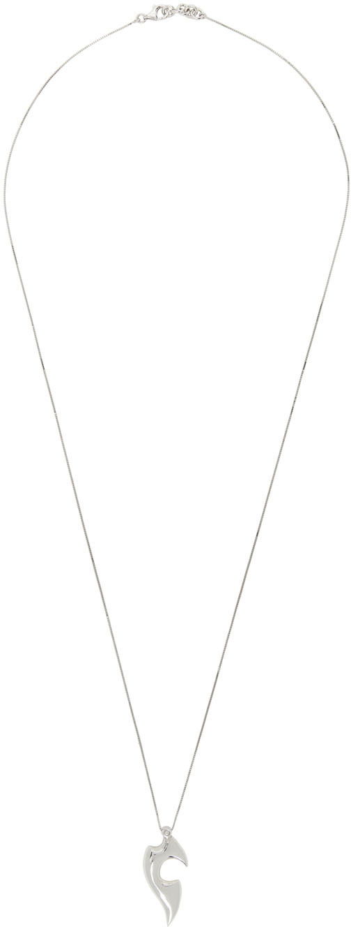 Halskæde Bottega Veneta Sharp Pendant Necklace Metalisk | 688709 V5070, 0