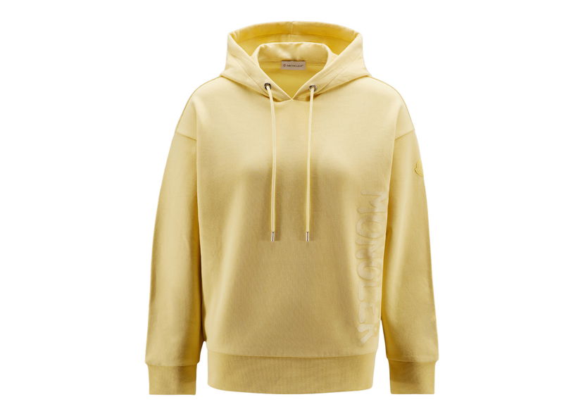Sweatshirt Moncler Spray Effect Logo Hoodie Gul | H20938G00014809KF110