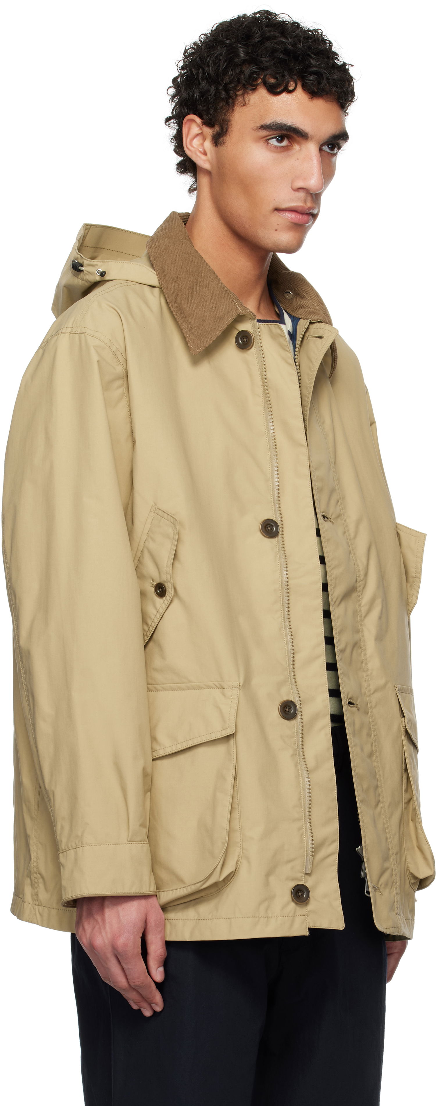 Jakke NANAMICA 2L PERTEX UNLIMITED Field Blå | S24FA036U, 1
