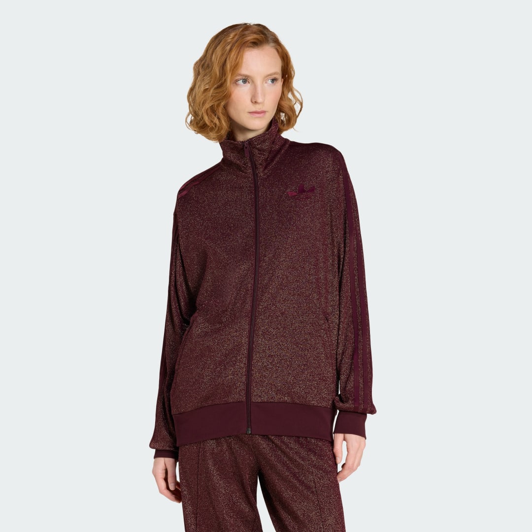 Jakke adidas Performance adidas Originals Lurex Firebird Track Top Bourgogne | KS7788, 0