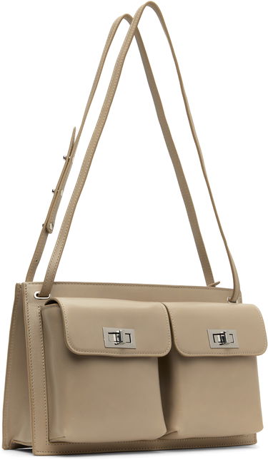 Skuldertaske BY FAR BY FAR Billy Shoulder Bag Beige | MWBSB024CL034BG038PL, 1