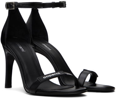 Sneakers og sko Coperni Logo Skinny Strap Heeled Sandals Sort | COPSH44477, 3