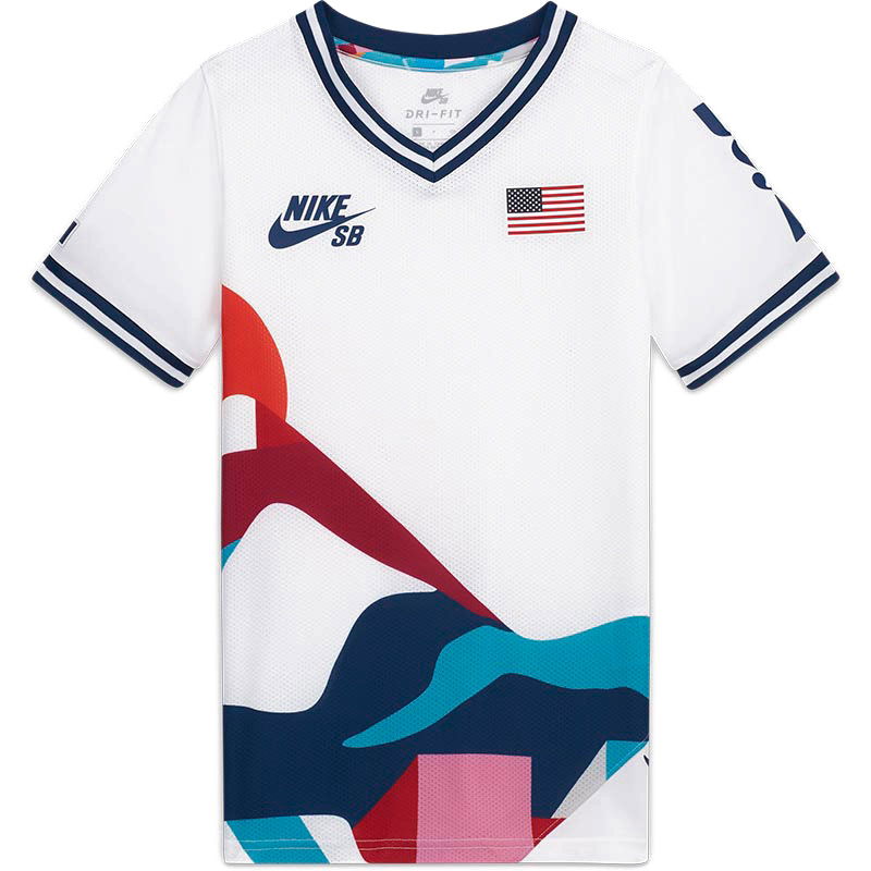 Jersey Nike SB Parra Federation Kit Youth Jersey Hvid | CZ7770-100