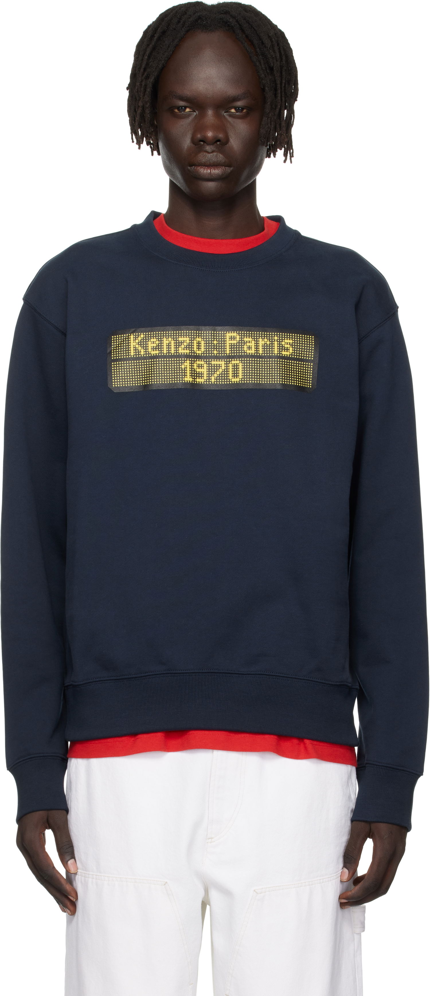 Sweatshirt KENZO Kenzo Paris 'KENZO City' Sweatshirt Mørkeblå | FF65SW2564MC, 0