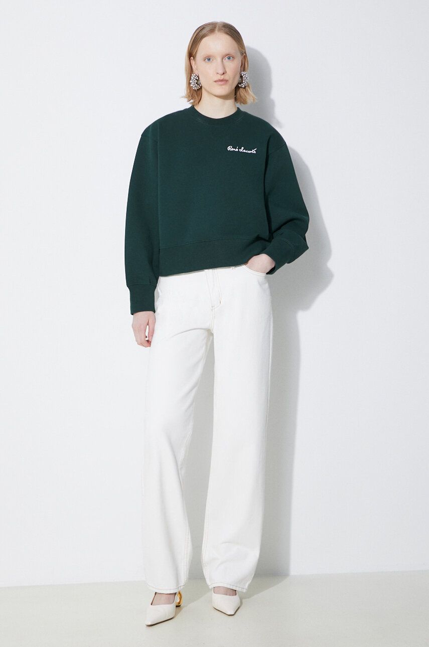Sweatshirt Lacoste Crewneck Sweatshirt Grøn | SF7261, 1