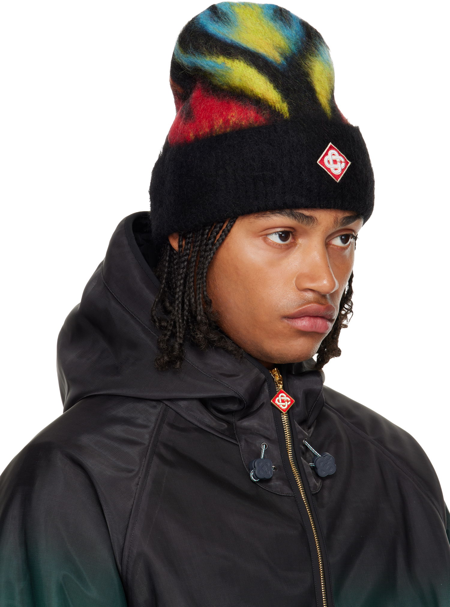 Beanie Casablanca Fluffy Flame Beanie Flerfarvet | A-AW25-HAT-100-01, 1