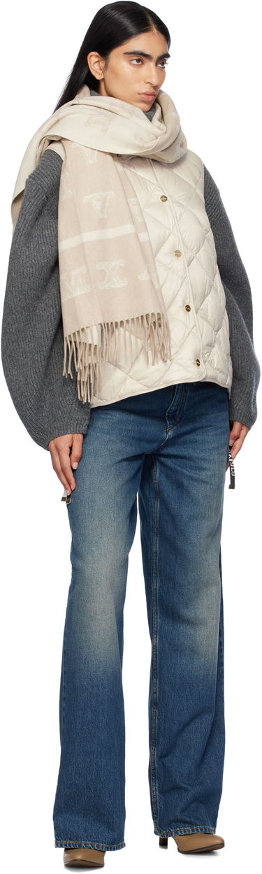 Tørklæde Max Mara Max Mara Wsklause Scarf Beige | 2424546302600 MM02254, 2