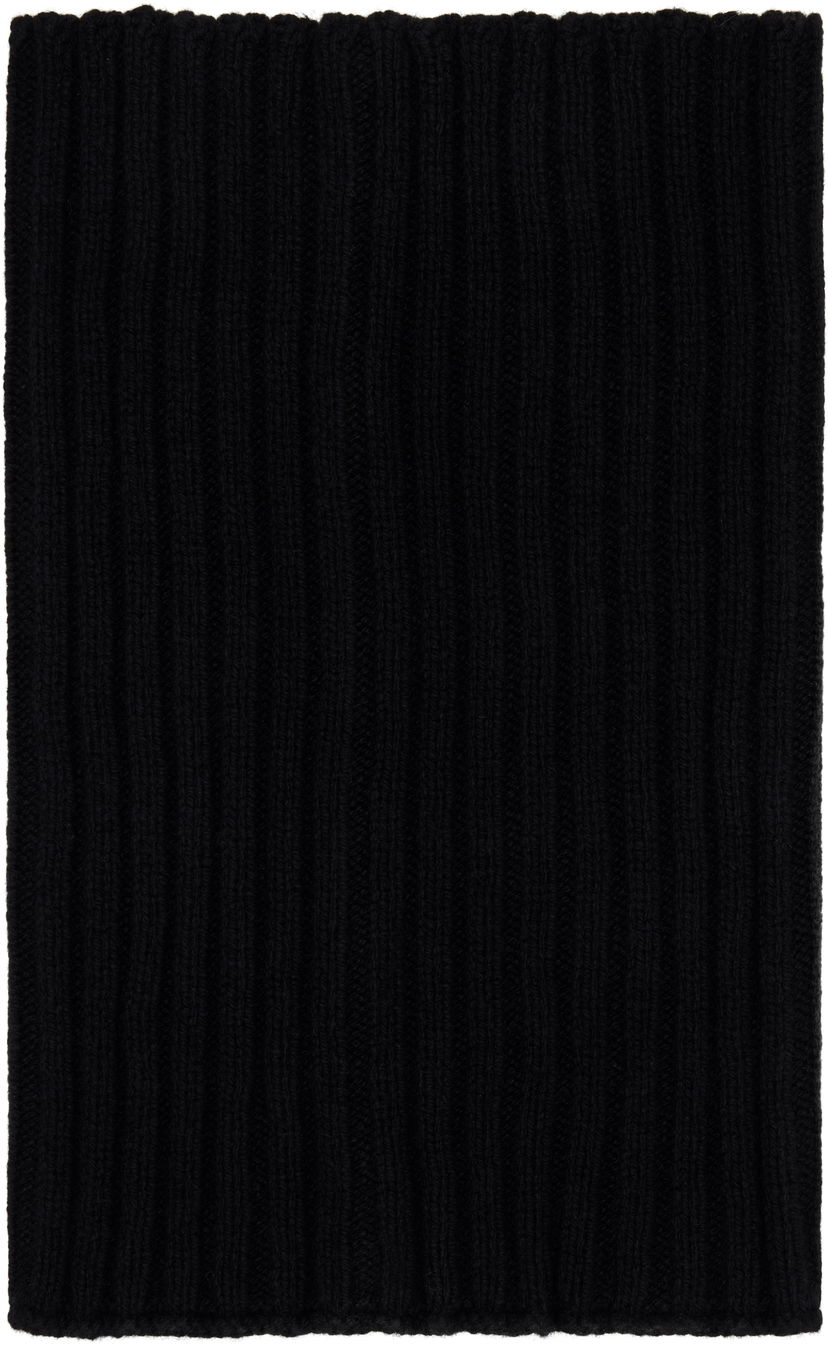 Tørklæde Rick Owens Rick Owens Concordians Tube Scarf Sort | RU02E1484 WSBR