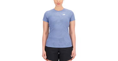 T-shirt New Balance Q Speed Blå | wt33281mmyl, 1