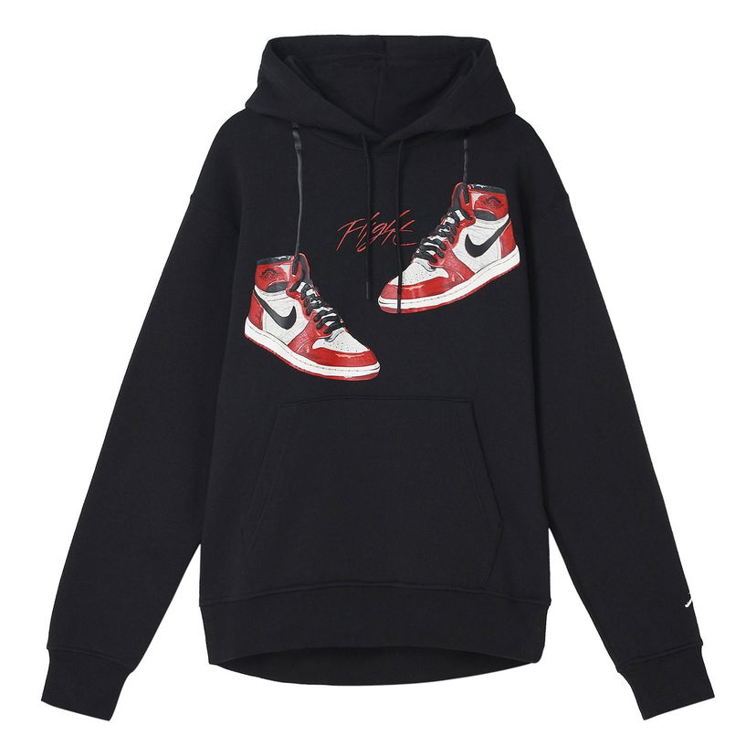 Sweatshirt Jordan Jordan Flight Hoodie Sort | FD0569-010