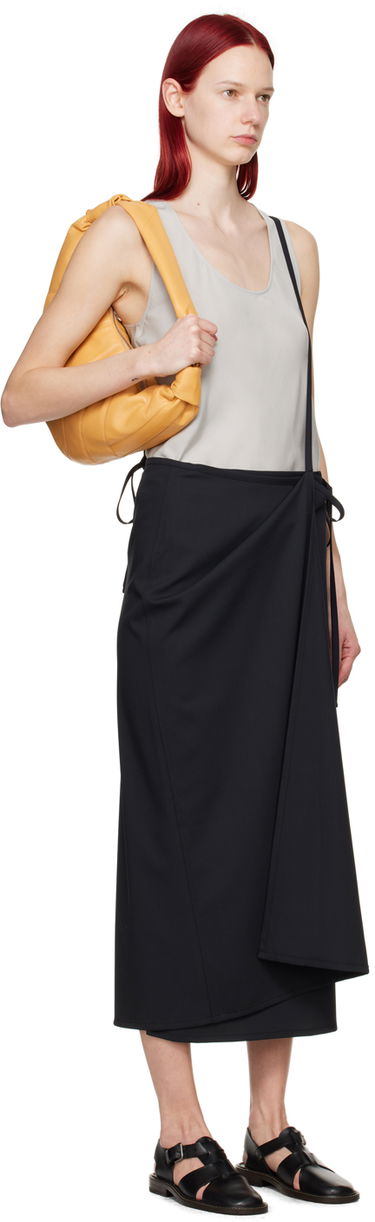 Håndtaske LEMAIRE Lemaire Midi Wrap Skirt Gul | SK1028 LF1210, 1