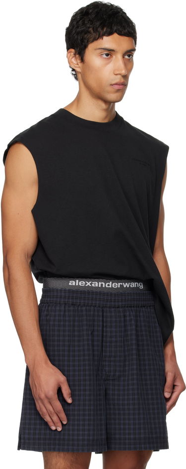 Tanktop Alexander Wang Alexander Wang Muscle Tank Top Mørkeblå | 6CC3251105, 1