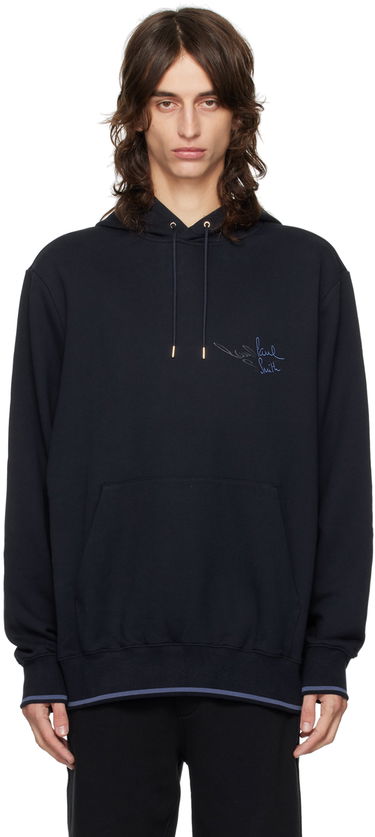 Sweatshirt Paul Smith Paul Smith Embroidered Logo Hoodie Sort | M1R-071Y-NP4718-49, 0