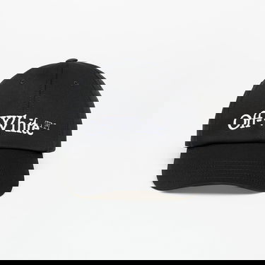 Kasket Off-White Off-White Drill Bookish Baseball Cap Sort | OMLA049C99FAB0011001, 0