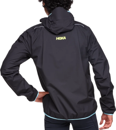 Vindjakke Hoka One One Tecsky Waterproof Jacket Sort | 1156094-blk, 1