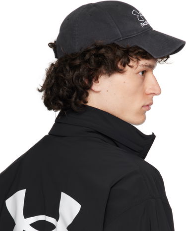 Kasket Balenciaga Under Armour Edition Washed Cap Sort | 807145410B2, 2