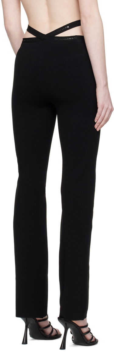 Bukser Alexander Wang Alexander Wang.t Criss-Cross Leggings Sort | 4KC1234016, 2