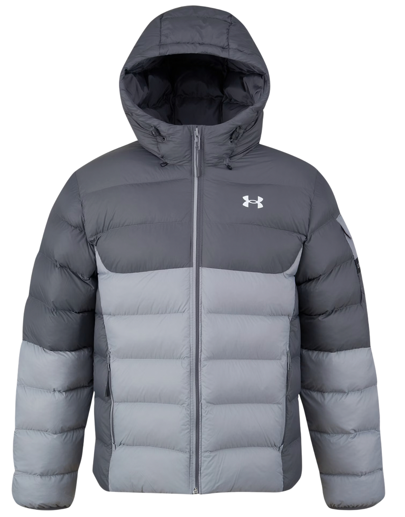 Puffer jakke Under Armour Sportswear Hooded Puffer Jacket Grå | 6006360-025