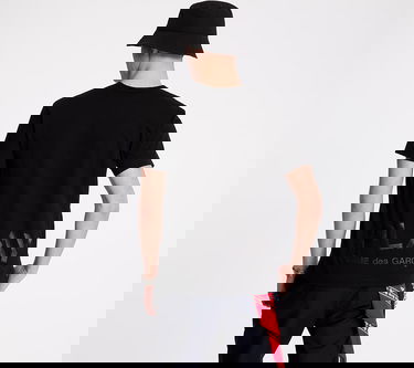 T-shirt Comme des Garçons Comme des Garçons PLAY Double Heart T-Shirt Sort | AX-T194 BLACK, 1