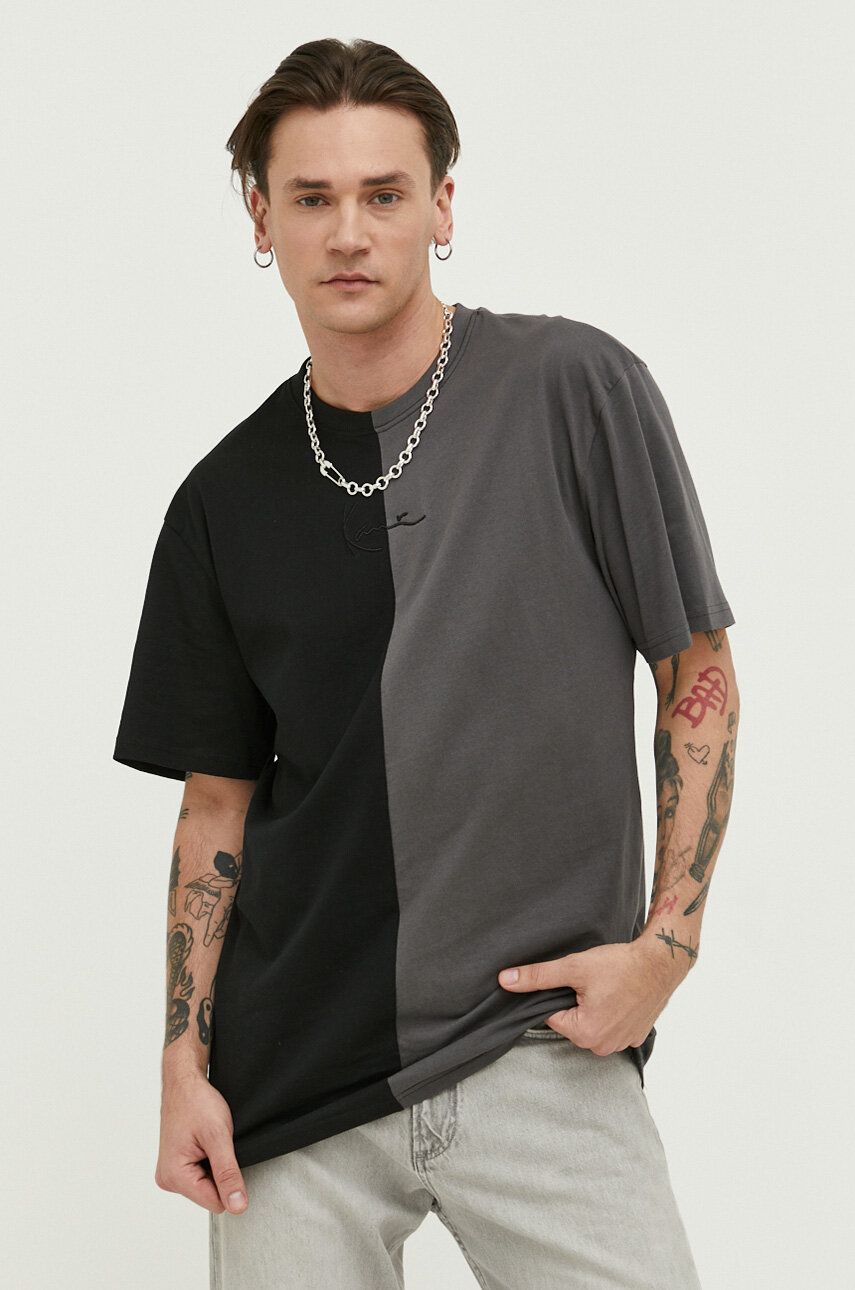 T-shirt Karl Kani Cotton T-shirt Grå | 6037489, 0