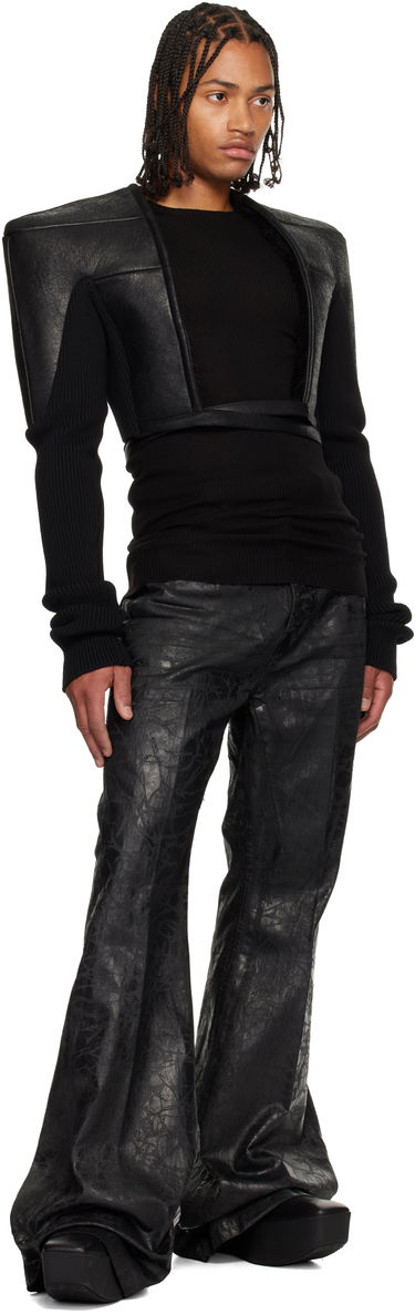 Jeans Rick Owens Concordians Bolans Jeans Sort | RR02E1335 BMC, 4