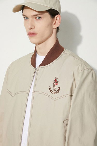 Bomberjakke BBC IceCream ICECREAM Western Bomber Jacket Beige | IC24202, 4