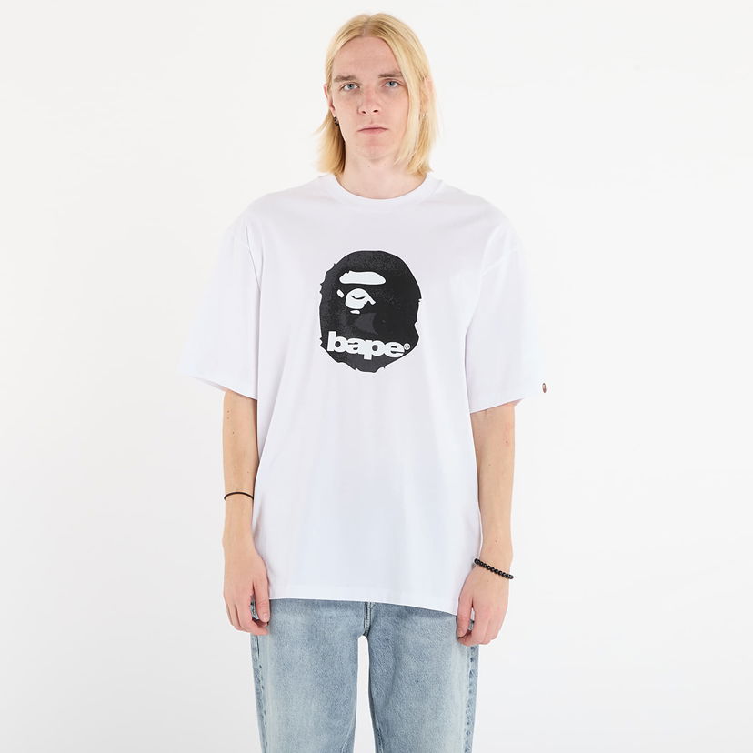 T-shirt BAPE Ape Head Relaxed Fit Tee S Hvid | 001TEL801307MWHT