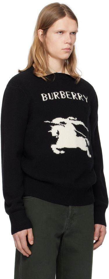 Sweater Burberry Burberry EKD Wool Cashmere Knit Sweater Sort | 8101952, 1