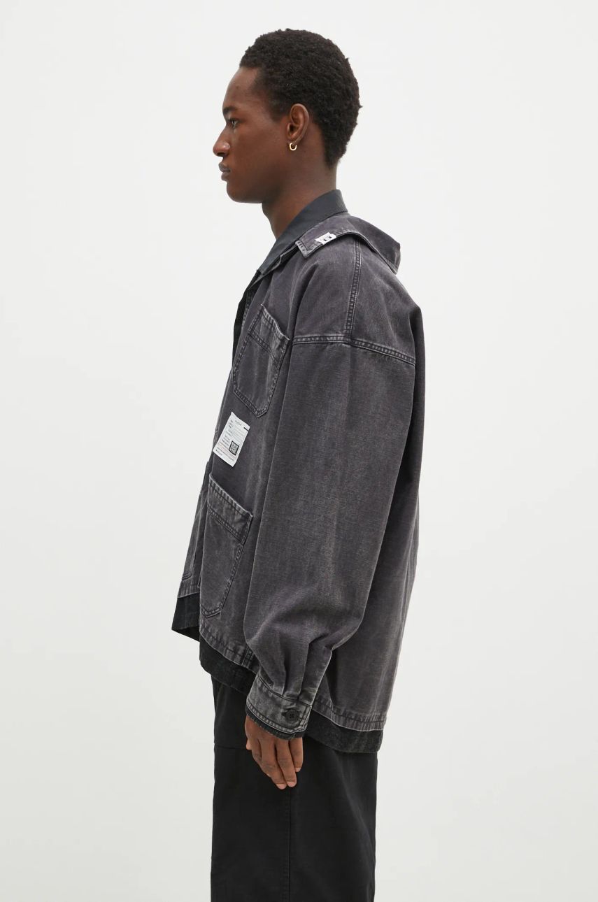 Jakke Maison MIHARA YASUHIRO Maison MIHARA YASUHIRO Double Layered Longsleeve Shirt Sort | J13SH184, 1