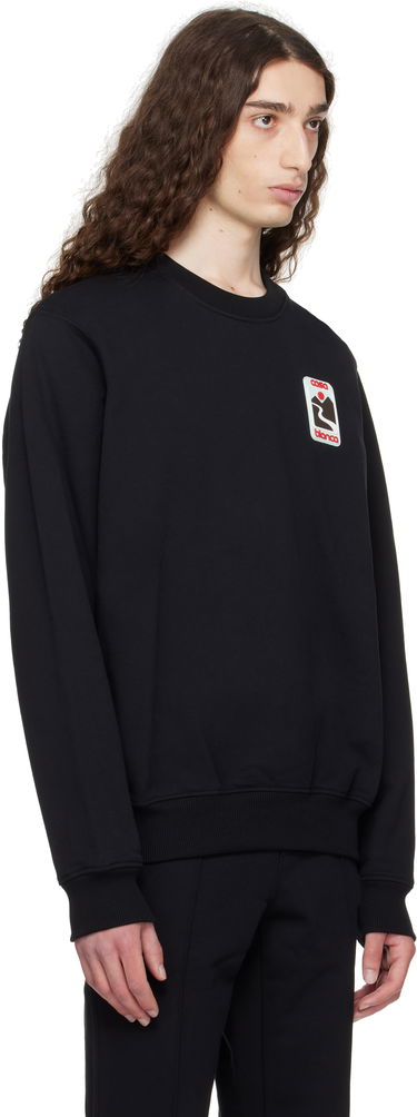 Sweatshirt Casablanca Casablanca Sunset Valley Sweatshirt Sort | U-MPF25-JTP-293-01, 1