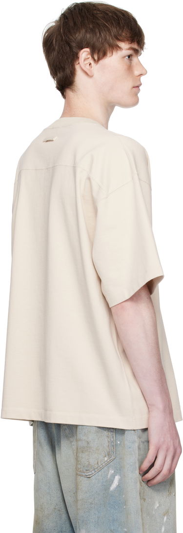 T-shirt Jean Paul Gaultier Jean Paul Gaultier Oversized Printed T-Shirt Beige | 25/03-W-TO293-J001-691501, 2