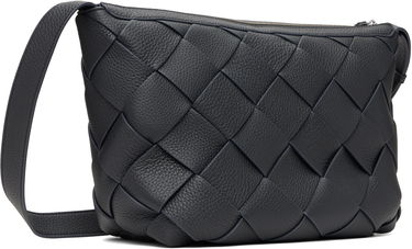 Skuldertaske Bottega Veneta Bottega Veneta Diago Medium Woven Leather Shoulder Bag Mørkeblå | 795125 V4FV1 4211, 2