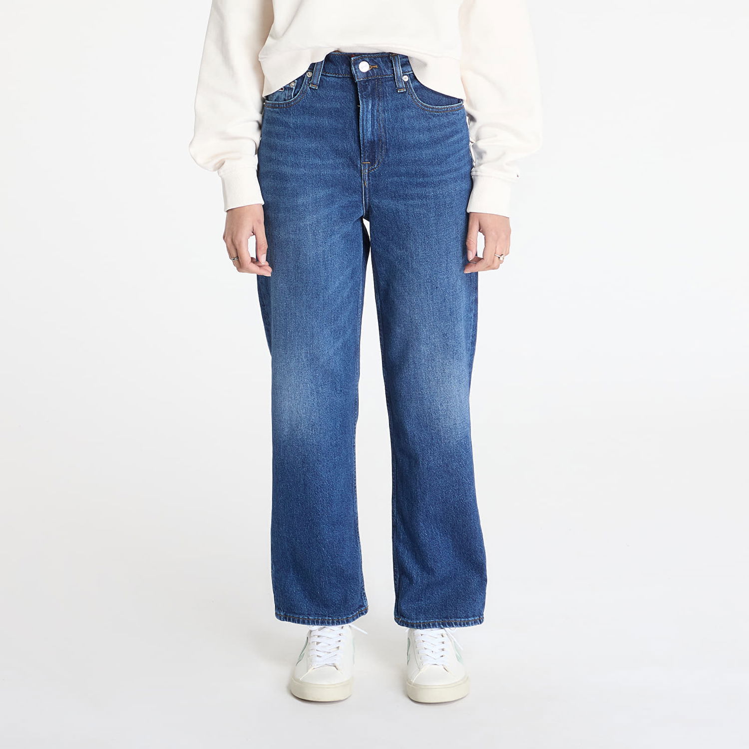 Jeans Tommy Hilfiger Tommy Jeans Layla High Rise Slim Straight Jeans W27/L30 Blå | DW0DW20054 1BK, 0