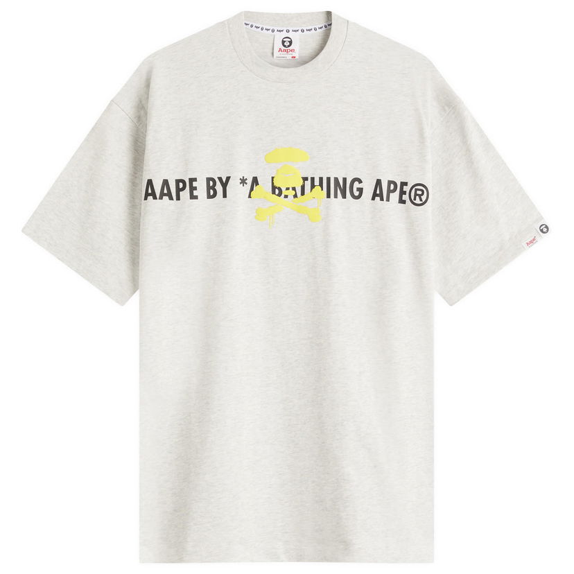 T-shirt AAPE by A Bathing Ape AAPE Graffiti Neon Puff T-Shirt, Size Large Grå | AAPTEM1644XA-WH2