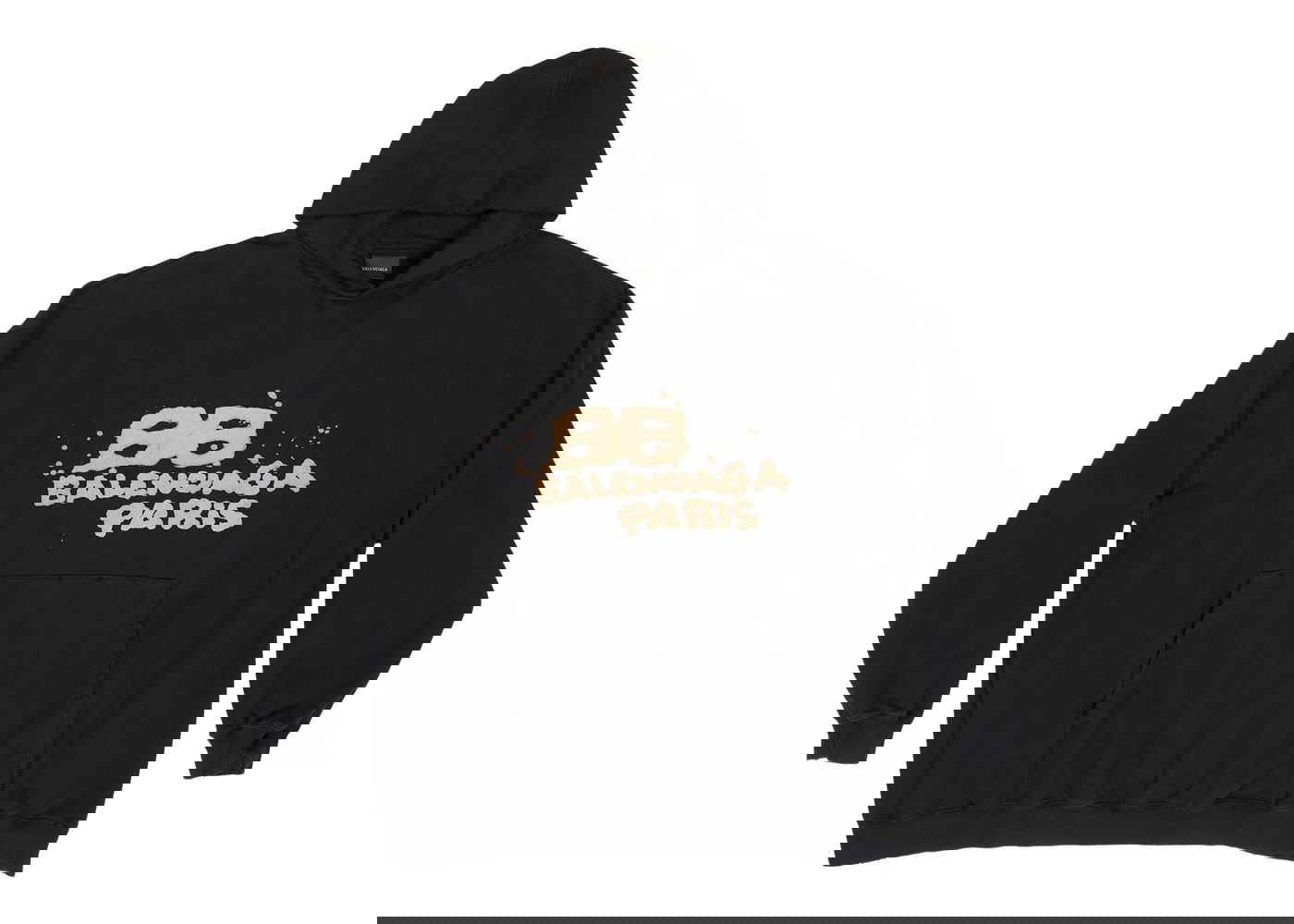 Sweatshirt Balenciaga Hand Drawn BB Icon Large Fit Hoodie Sort | 620947TNVQ11059, 0