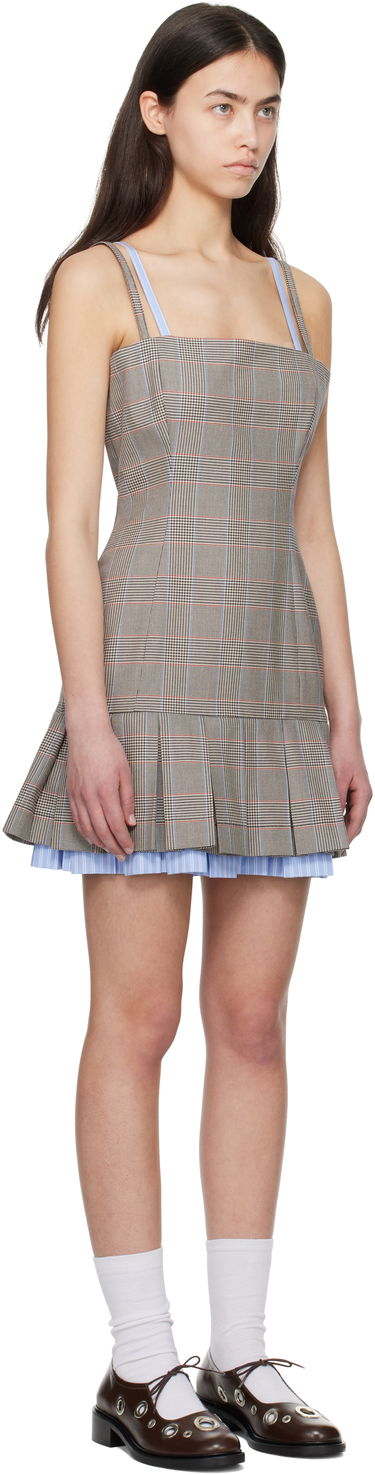 Kjole Charles Jeffrey Loverboy Charles Jeffrey LOVERBOY Pleated Minidress Flerfarvet | 54060401, 1