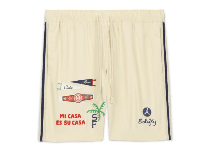 Shorts Jordan Jordan Pro x Solefly Souvenir Shorts Beige Beige | FQ3806-203