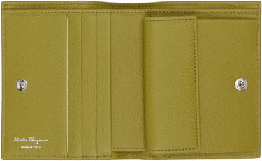 Tegnebog FERRAGAMO Ferragamo Gancini Compact Wallet Grøn | 785138, 2