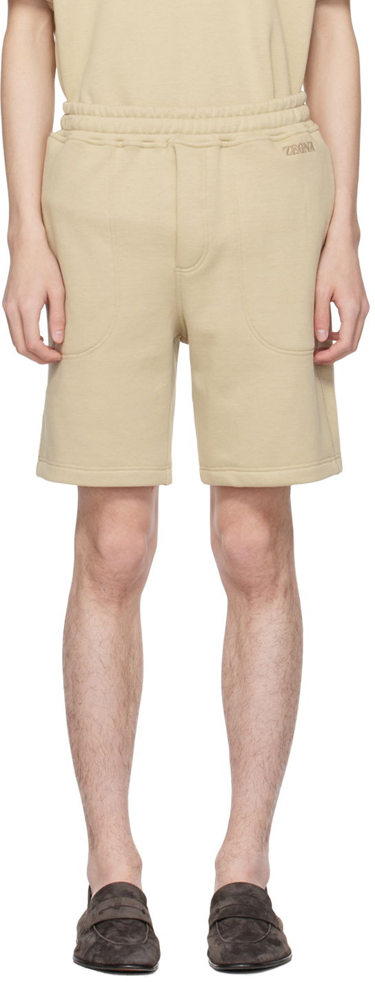 Shorts ZEGNA Drawstring Shorts Beige | N6N101760-262