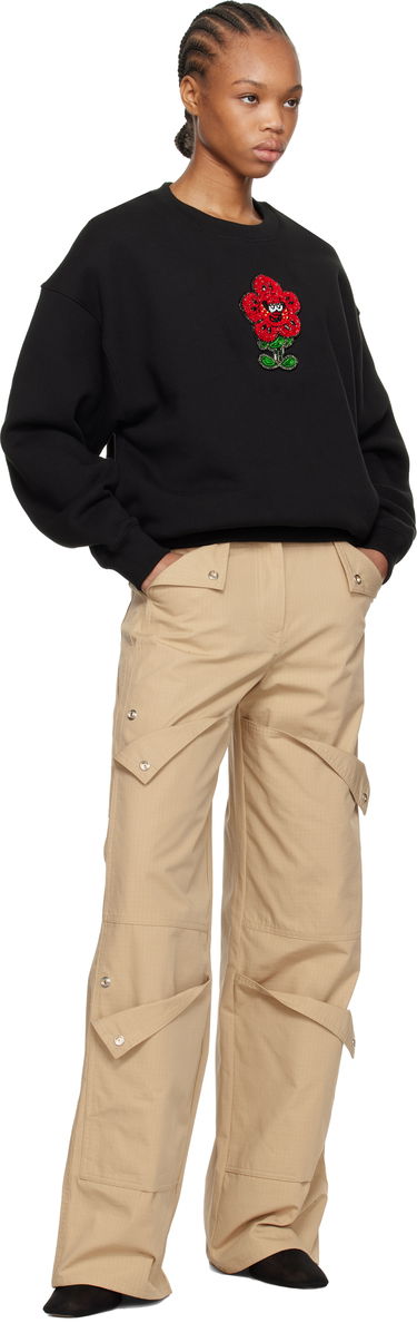 Sweater KENZO Kenzo Paris VERDY Edition Embroidered Oversized Sweatshirt Sort | FF52SW1944MB, 3