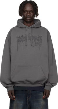 Vetements Cradle of Filth Dripped Logo Oversized Hoodie
