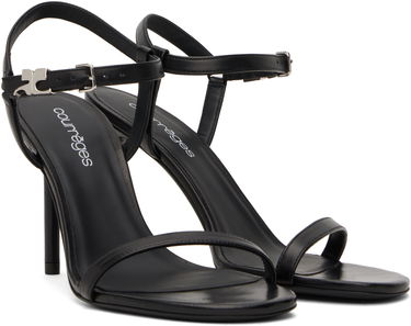 Tilbehør Courrèges Courrèges AC Heeled Sandals Sort | 125SSD028AG0030, 3