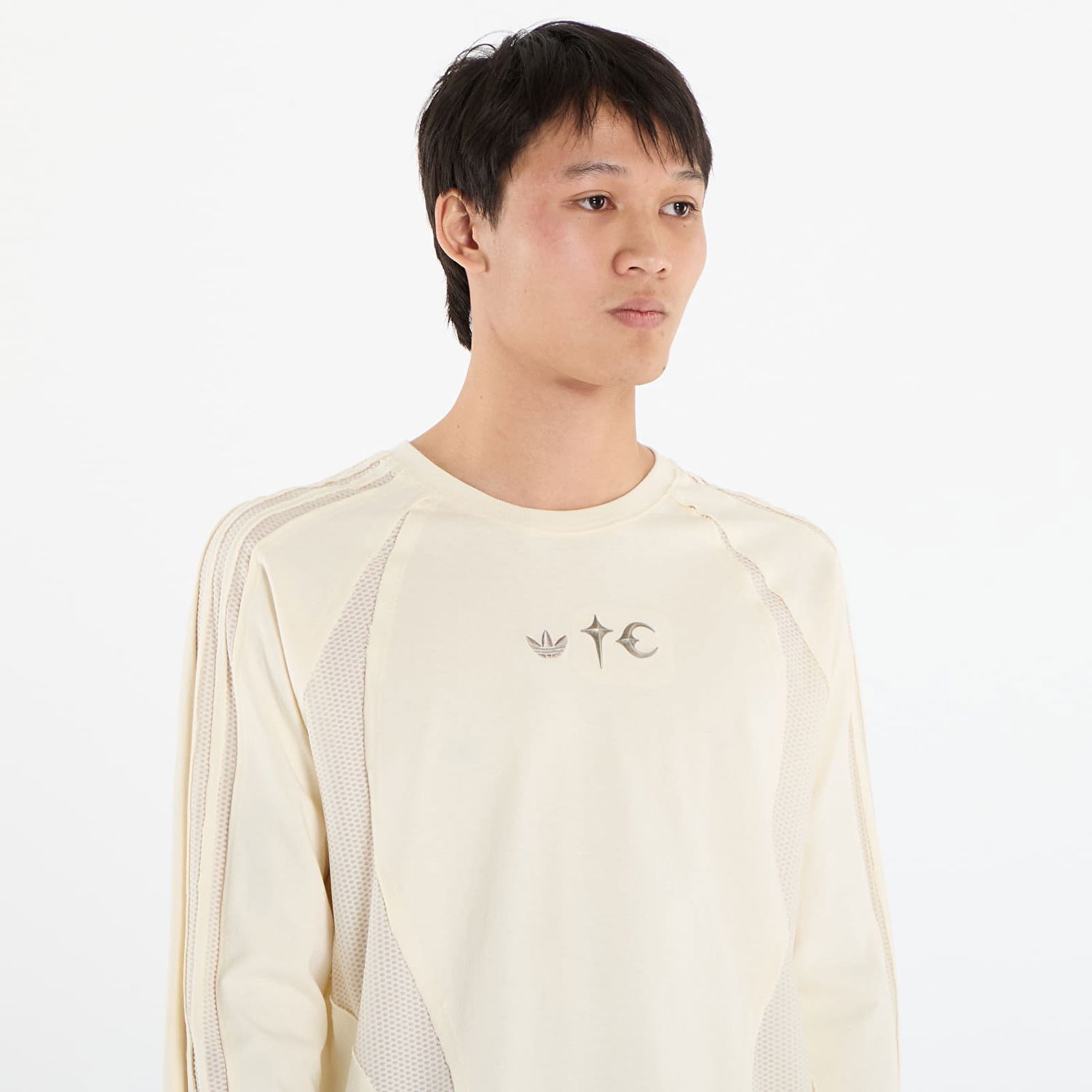 T-shirt adidas Originals Thug Club Teamgeist Long Sleeve T-Shirt Beige | KC2198, 1