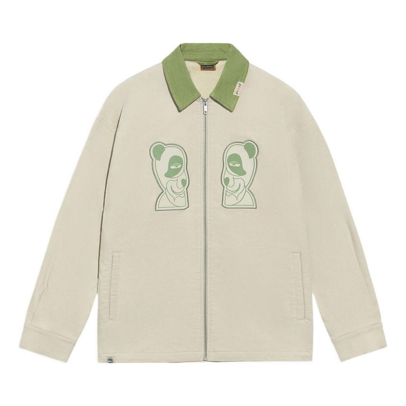 Jakke Li-Ning BadFive Pattern Loose Jacket Beige | AFDRA33-2