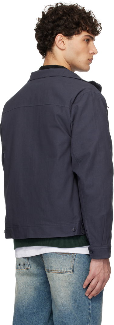 Bomberjakke Dime Navy Blue Zip-Up Jacket Mørkeblå | DIMEHO243NVY, 2